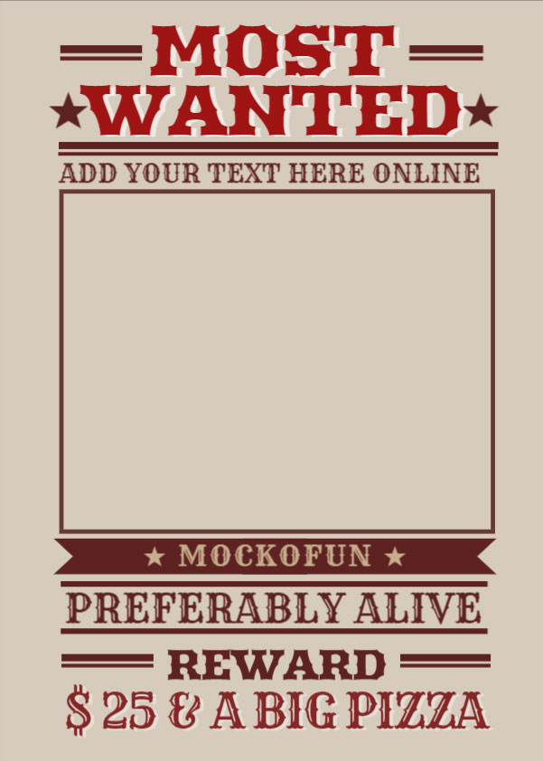 🤠🔪 Wanted Poster -