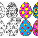 Easter Eggs Coloring Pages