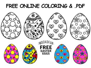 Free Printable Easter Eggs