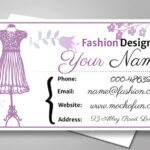 Fashion Designer Business Card