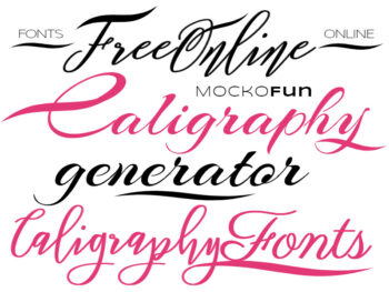 Calligraphy Font Generator