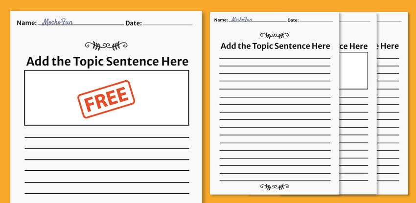 📝 [FREE] Writing Template ️ - MockoFUN