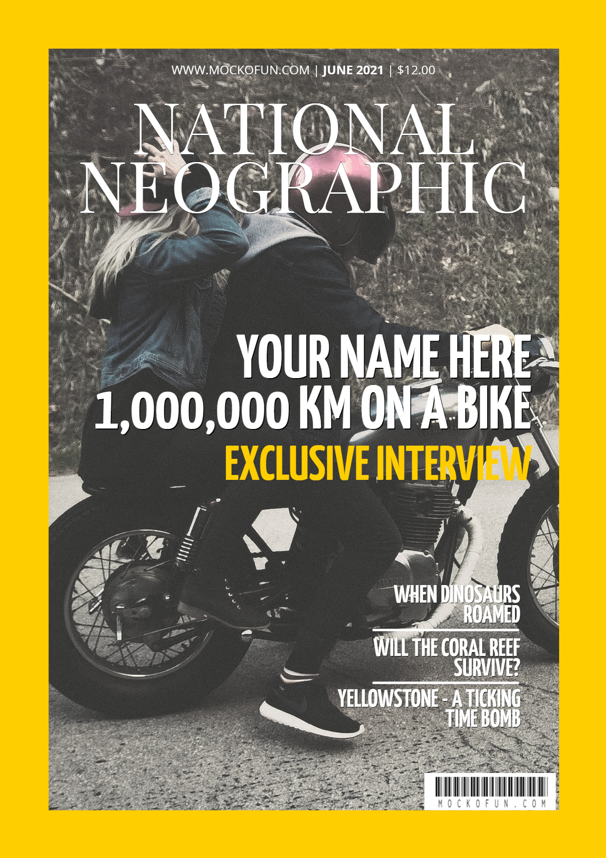 National Geographic Cover Template MockoFUN