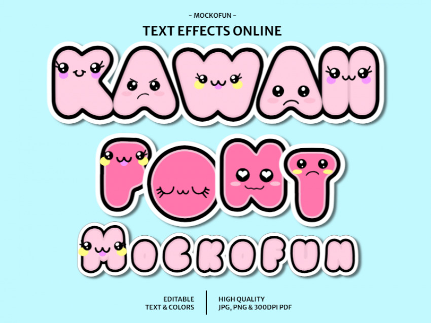 Kawaii Aesthetic Fonts