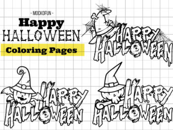 Happy Halloween Coloring Pages