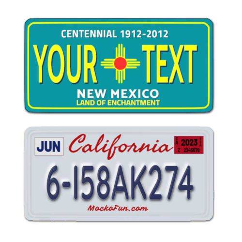 License Plate Generator MockoFUN