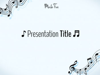 Music Presentation Background