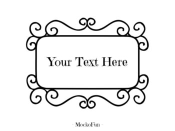 Text Frame PNG