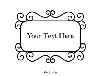 Text Frame PNG