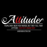 Attitude Text PNG