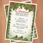Christmas Menu Design
