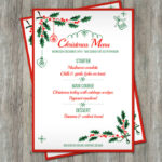 Christmas Menu Design