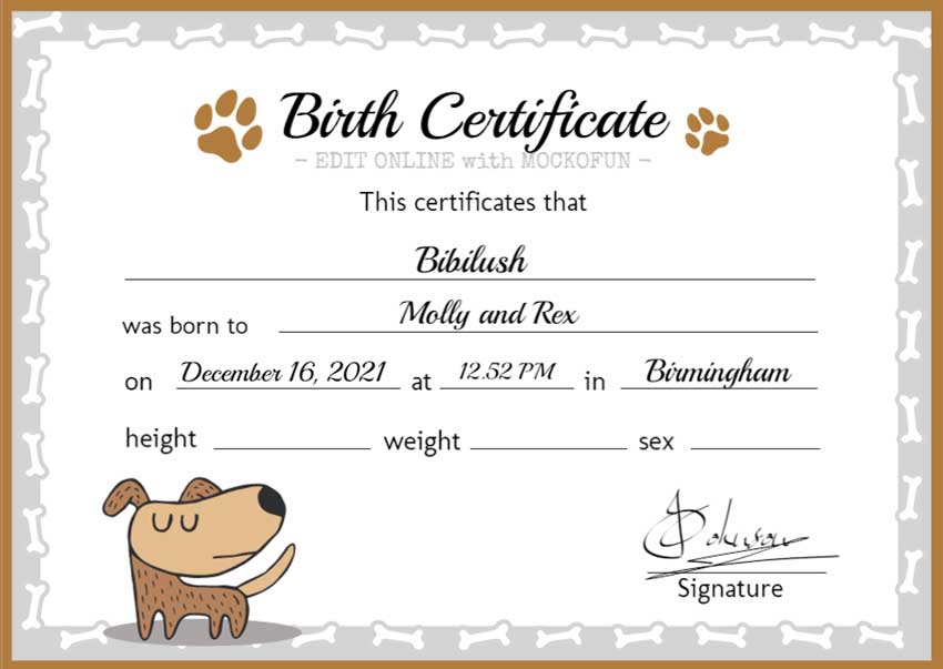 dog-birth-certificate-template-mockofun
