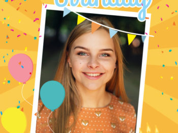 Birthday Poster with Photo