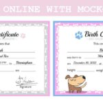 Dogs Birth Certificate