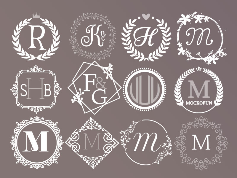 FREE) Wedding Monogram - MockoFUN