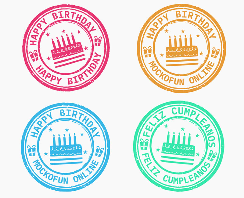 Happy Birthday English Transparent Stamp - Temu