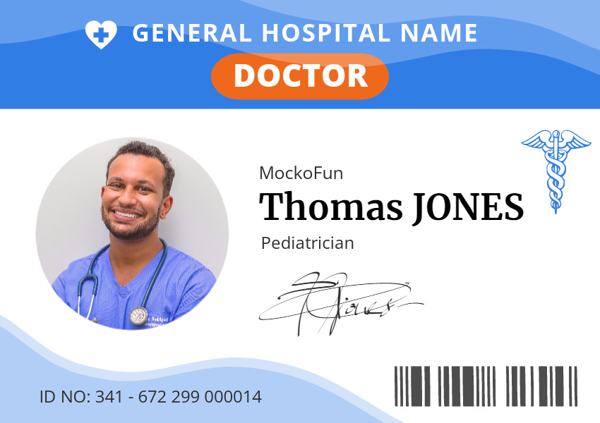  Doctor ID Card MockoFUN