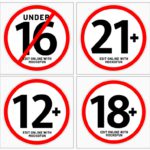 Age Restriction Sign