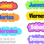 Days of Week in Spanish