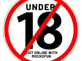 No Under 18 Sign