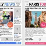 Newspaper article template