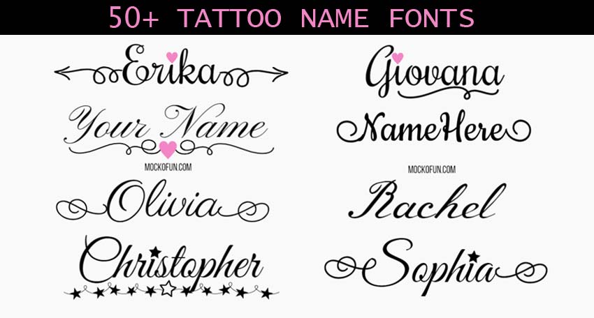 15 Best Tattoo Fonts for a Pro Tattoo Art