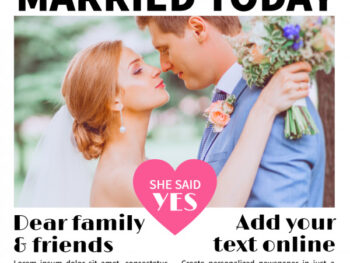 Wedding Newspaper