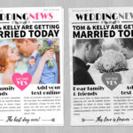 Wedding Newspaper Template