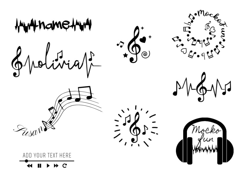 music notes tattoo designs for  Clipart Panda  Free Clipart Images