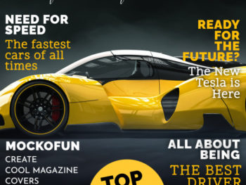 Car Magazine Cover Design