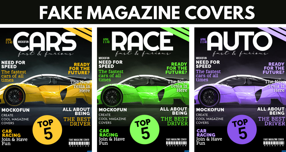  Car Magazine Cover Design MockoFUN