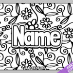 Name Coloring Page