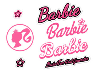 Barbie Font Generator