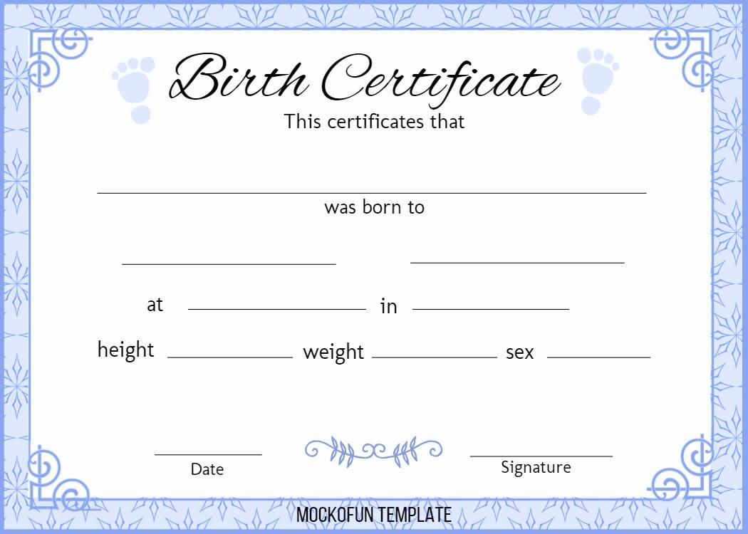 Printable Birth Certificates Astra edu pl