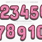Clipart Numbers 1-10