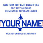 Custom Top Gun Logo
