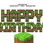 Minecraft Letters