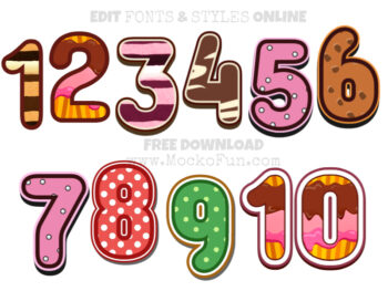 Numbers Clipart 1-10