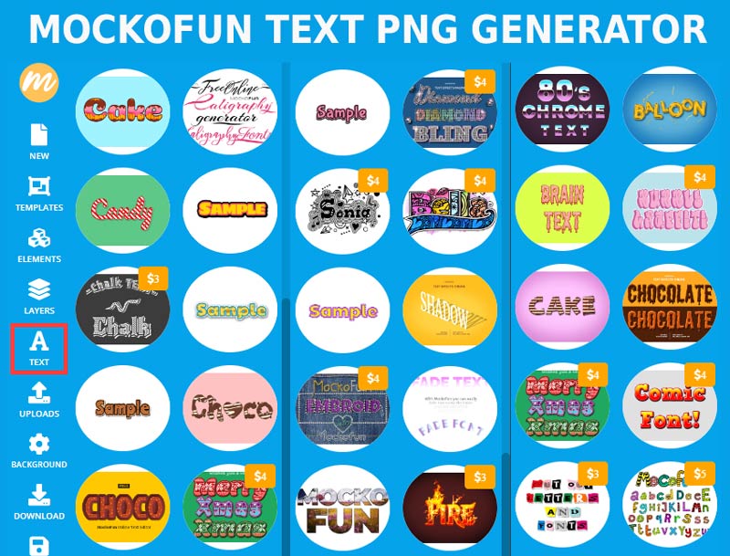 Text PNG Generator