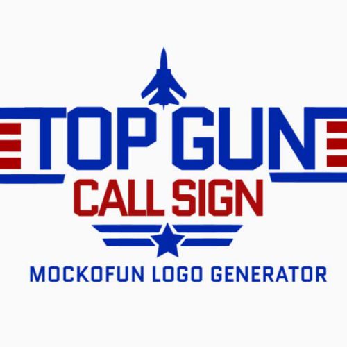 🛩️ [FREE] Top Gun Logo Generator MockoFUN