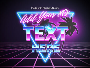 80s Font Generator