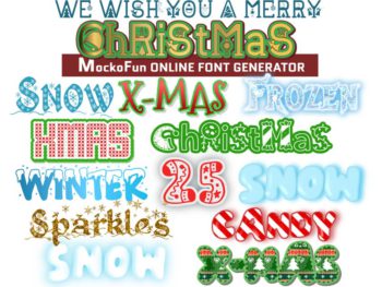 Christmas Font Generator