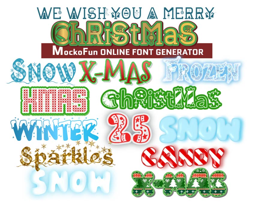 Christmas Font Generator