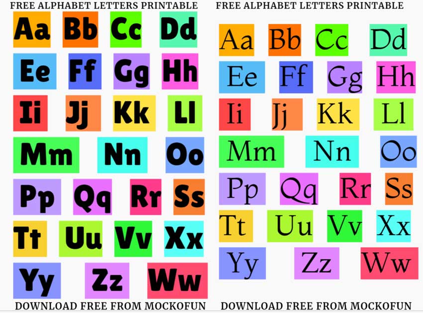 Free Printable Alphabet Letters Pdf Free Download