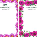 Flower Page Borders