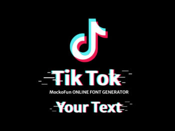 TikTok Font Generator