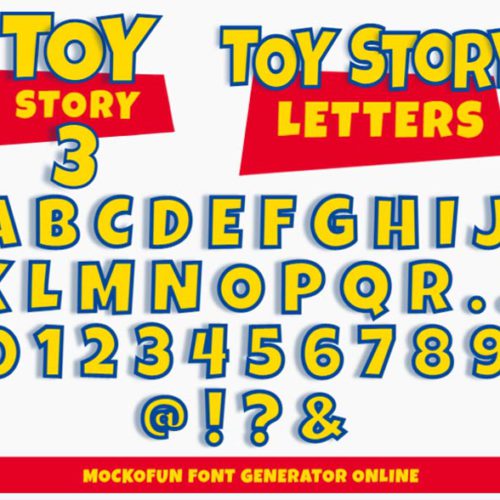 🤠 Toy Story Font Generator 👨‍🚀 FREE