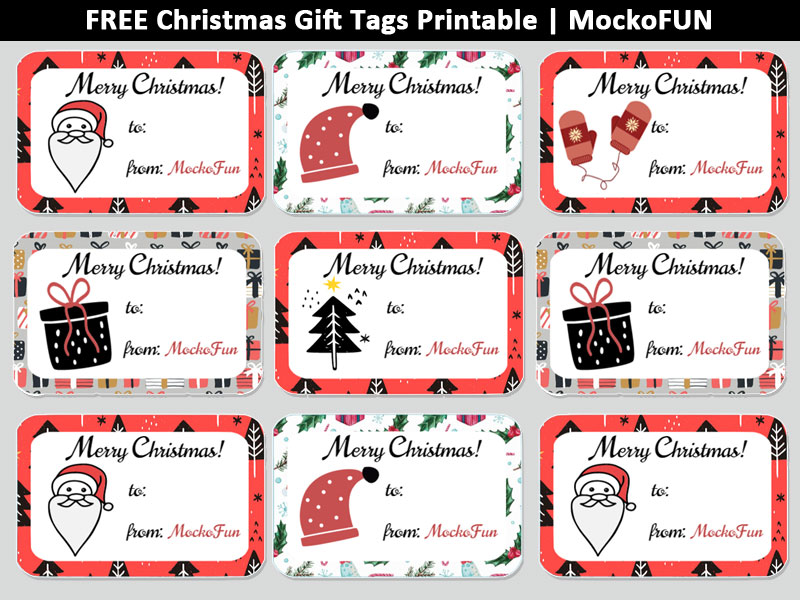 FREE Christmas Gift Tags Printable MockoFUN FREE Christmas Gift Tags Printable MockoFUN