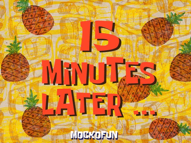 FREE] SpongeBob Time Card - MockoFUN